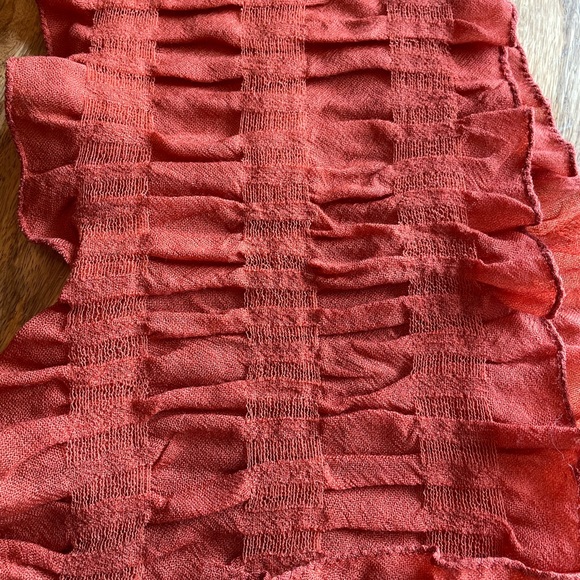 Claudia Nichole Ruffled Textured Scarf - Picture 3 of 10